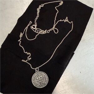 Sterling Silver Coin Necklace
